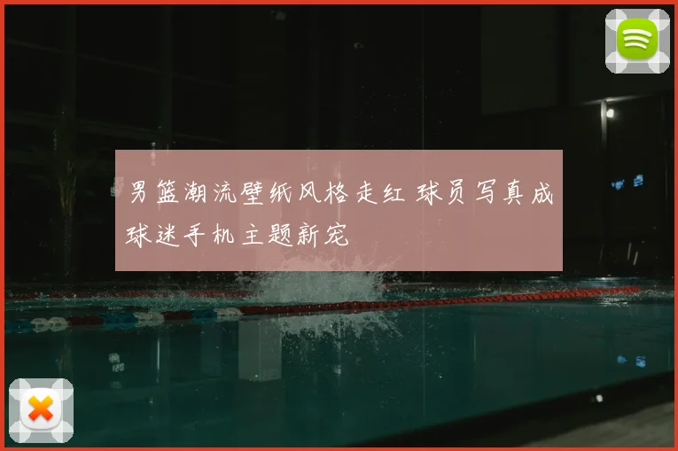 男篮潮流壁纸风格走红 球员写真成球迷手机主题新宠