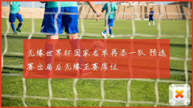 无缘世界杯国家名单再添一队 预选赛出局后无缘正赛席位